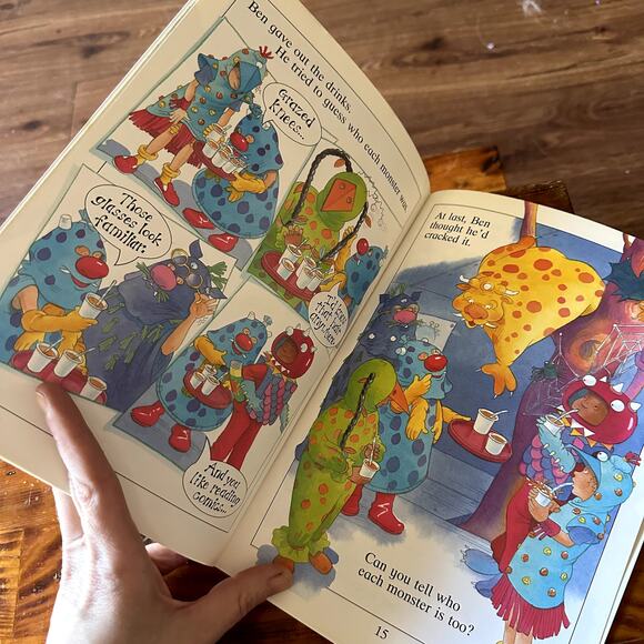 Vintage 1995 Usborne The Monster Gang Paperback Book - Picture 5 of 7